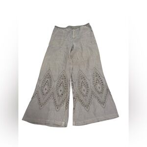 XCVI linen wide leg pants